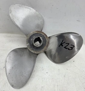 Mercury # 172491 Stainless Steel Prop 15 Pitch 3 Blade Propeller RH K23 - Picture 1 of 13