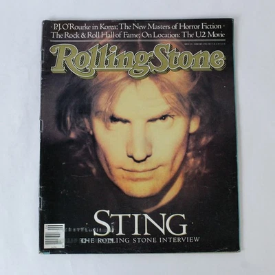 Rolling Stone Magazine Feb 11 1988 No 519 Sting Cover PJ O’Rourke Clive Barker - Image 1 of 4