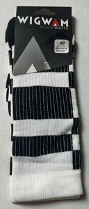 Neu mit Etikett Wigwam Socken Größe MD Herren 5-9,5/Damen 6-10 schwarz & weiß - Bild 1 von 3