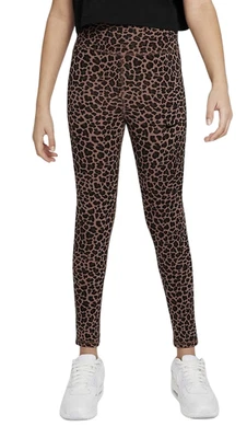Nike Niñas Ropa Deportiva Estampado Leopardo Gráfico Leggings XL Suave Elastizado Largo Completo Foto 1 de 4