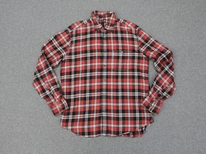 Camisa GAP Para Hombre Grande Roja Negra Franela a Cuadros Calce Clásico Abotonada Manga Larga - Imagen 1 de 9