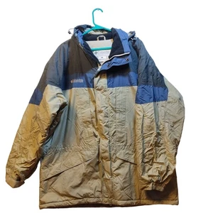 Columbia Sportswear Company Herren XL 3 in 1 Wechsel Skijacke Mantel hellbraun blau - Bild 1 von 16