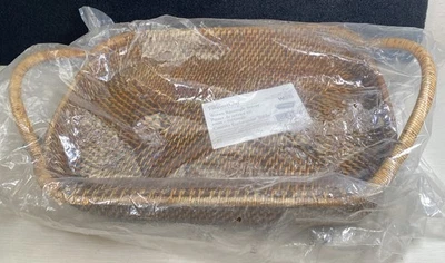 🔥 New: Pampered Chef Woven Rectangular Server With Handles #2147 - Image 1 of 4