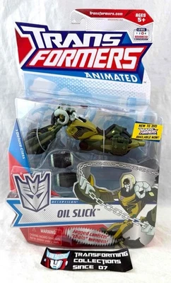 Transformers Animated 2008 Deluxe Class Oil Slick MOSC - Image 1 of 2