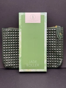 Sherrie Matthews Acupuncture Jade Stone Roller NEW & FREE IPSY Glam Bag - Picture 1 of 6