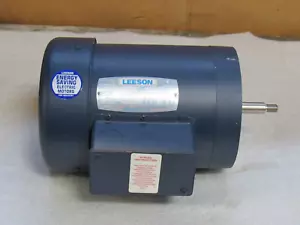 NEW LEESON MOTOR 113030.00 C6T34FK36D 1.5 HP 3PH 56J 208-230/460V 3450RPM - Picture 1 of 4