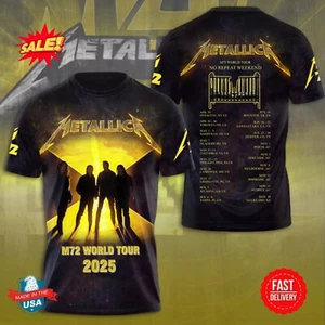 Good price hot hot Metallica M72 World Tour 2025 T Shirt new - Picture 1 of 4