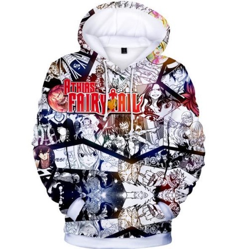 VETEMENTS felpa con cappuccio fairy tail cosplay anime