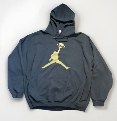 Sudadera con Capucha Pullover Gold Girl Jumpman Logotipo Central Gran Tamaño Adolescente Baloncesto 3XL Foto 1 de 4