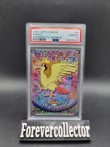 Pokémon Topps Chrome Pidgeot Sparkle 2000 PSA 10 #18 Holo - Imagen 1 de 2