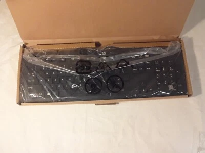 HP HEWLETT PACKARD USB Slim KB Win 8 KU-1469 BLACK Keyboard *NOB* - Image 1 of 4