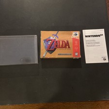 the legend of zelda ocarina of time n64 collectors edition case protector and in