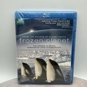 BBC Earth: Frozen Planet Blu-ray, 2011, 3-disc Set Original UK Series Television - Foto 1 di 7