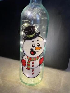 Decalcomanie natalizie per bottiglie Babbo Natale Rodolph pettirosso pupazzo di neve pinguino pan di zenzero uomo - Foto 1 di 18