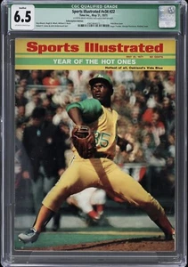 1971 SPORTS ILLUSTRATED 5/31 VIDA BLUE “YEAR OF THE HOT ONES” (V#34/#22) CGC 6.5 - Picture 1 of 2