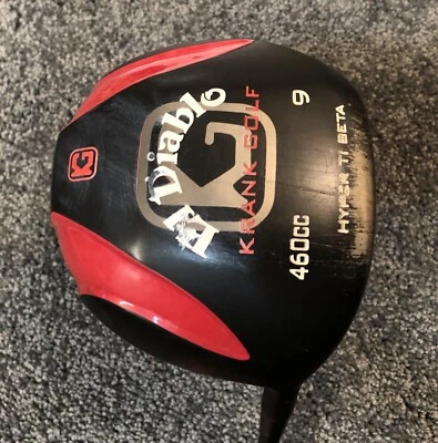 KRANK EL DIABLO 9° 460cc Driver, RH, 46", VENOM Graphite Shaft, 8-10 VGC - Image 1 of 4
