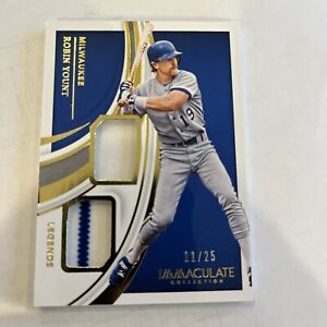 2021 panini immaculate collection Robin Yount 11/25