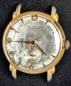 Cortebert Spirofix (Swiss) Men's Manual-Wind Cal. 677 Watch (Vintage) -- Running - Picture 1 of 3