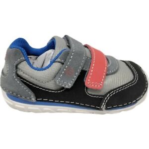 Stride Rite Sneakers Mason Baby Boy Various Size Casual Sneakers Grey And Black