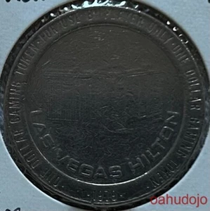 1979 LAS VEGAS HILTON $1 Gaming Token Slot Obsolete Closed Nevada - Picture 1 of 2