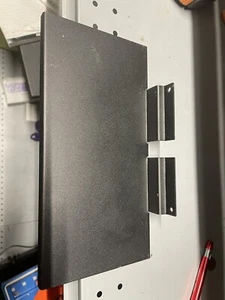 10”x5” Inch Metal Slatwall Shelves, Black - Picture 1 of 3