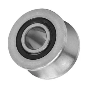 Stainless Steel U Ball Bearing Sealed Track Guide Pulley 8*22.5*14.5mm - Picture 1 of 8