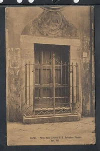Cartolina Capua Porta della Chiesa di S. Salvatore Piccolo QA114 - Picture 1 of 1