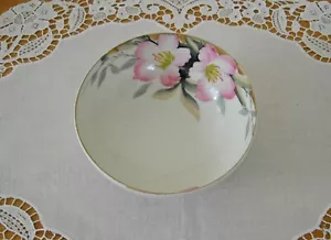 Cuenco vintage Noritake AZALEA 4 1/2" ~ flores rosadas pintadas a mano Japón ~ - Imagen 1 de 8