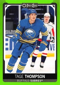 2021-22 O-Pee-Chee Neon Green #303 días Thompson/50 - Imagen 1 de 2