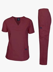 Scrubs Medical Uniform Women and Man Scrubs Set Medical Scrubs Top and Pants - Picture 1 of 6