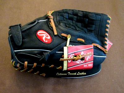 GAYLORD PERRY HOF 1991 GIANTS INDIANS PADRE SIGNED AUTO RAWLINGS MITT GLOVE JSA - Image 1 of 4