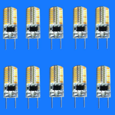 10x G8 T4 led bulb 64-3014 120V Warm White for under counter kitchen lighting H - Image 1 of 4