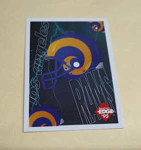 1995 Excalibur Challenger Draft Day Redemptions Helmet Card Los Angeles Rams - Picture 1 of 2