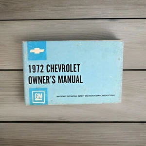 1972 CHEVROLET CHEVY GM General Motors OWNER'S MANUAL #OM-30 - Picture 1 of 6
