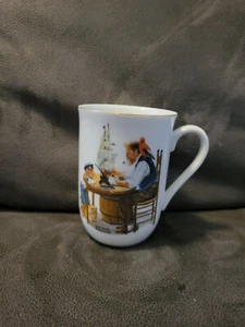 Norman Rockwell "For A Good Boy" Coffee Mug (1982, Norman Rockwell Museum) - Picture 1 of 2