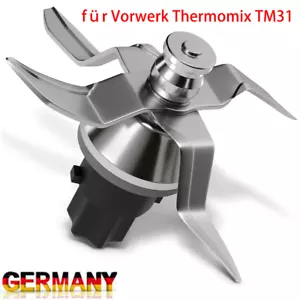 für Vorwerk Thermomix TM31 Küchenmaschine Ersatz Messer Mixmesser Edelstahl - Bild 1 von 8