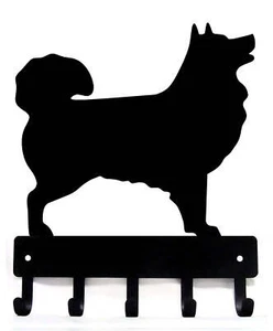 Perro pastor islandés perro llavero/colgador de correa hecho en EE. UU. - Imagen 1 de 6