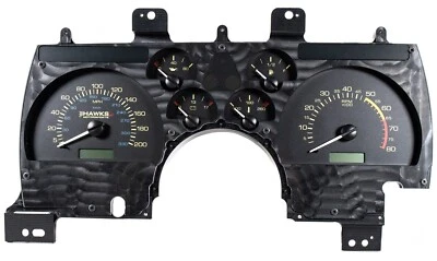 Cuadro medidor de instrumentos réplica digital Camaro Dakota 1990-1992 200 mph Foto 1 de 3