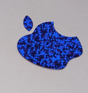 Blue Glitter Color Changer Overlay for Apple iPhone 11 Pro, Pro Max Logo - Picture 1 of 1