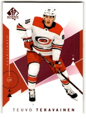 2018-19 SP Authentic Limited Red Teuvo Teravainen #63 Carolina Hurricanes - Image 1 of 2