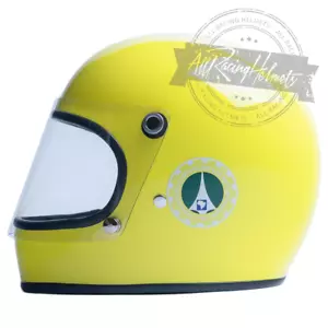 Ayrton Senna 1978 Karting Kart F1 Tamaño Completo Escala 1:1 Réplica Casco Casco NUEVO - Imagen 1 de 9