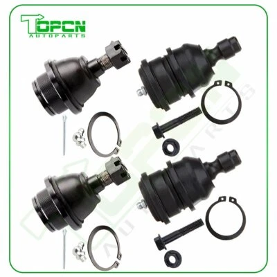4pcs For 1998-2010 11 Ford Ranger Front Upper and Lower Ball Joints Steering Set Foto 1 de 4