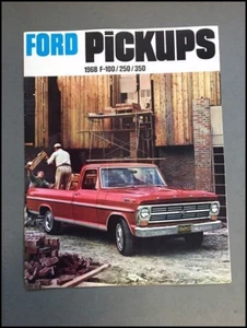 1968 Ford F-Series F-100 F-250 F-350 Truck Vintage Sales Brochure Catalog - Picture 1 of 7
