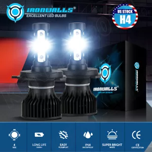 4-sides HB2 H4 9003 Super White 2800000LM Kit LED Headlight Bulbs High Low Beam - Picture 1 of 12