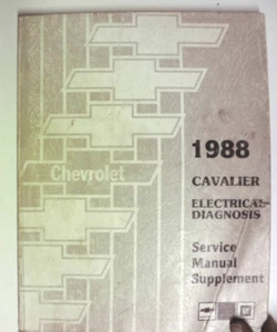 1988 Chevrolet Cavalier Electrical Diagnosis Factory Service Repair Manual - Picture 1 of 5
