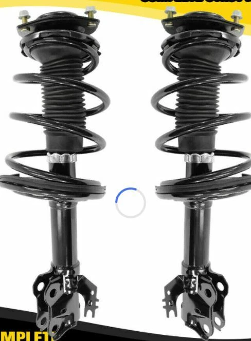 Par de montaje de resorte helicoidal de puntal cargado delantero para Lexus ES350 2013-2018 Foto 1 de 1