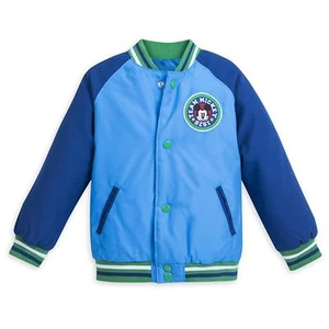Disney Store Mickey Mouse Boy Varsity Jacket Size 4 5/6 - Picture 1 of 2
