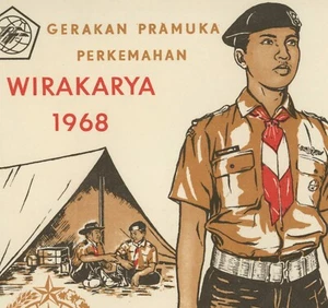 Indonesia #B215-B217 Wirakarya Scout Camp 1968 FDC First Day Issue Cover Postage - Picture 1 of 2