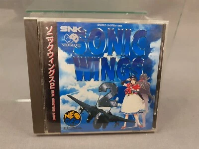 SNK NEO GEO CD NGCD SONIC WINGS II 2 Japanese version boxed - Image 1 of 3