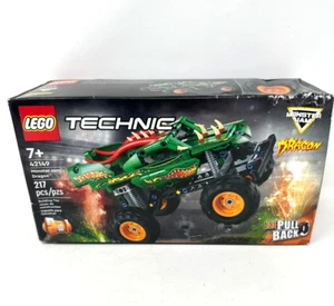LEGO Technic 42149 Monster Jam Dragon 2-in-1 Brick Monster Trucks NEW 217 pcs - Picture 1 of 4
